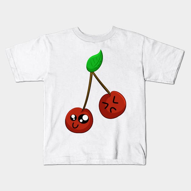 Cherry Friends Kids T-Shirt by Xinoni